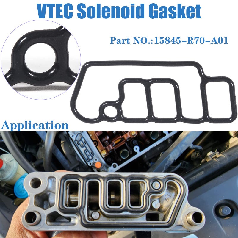 HIHIAV 15815-R70-A01 15845-R70-A01 918-056 الاسطوانة VVT VTEC الملف اللولبي بكرة صمام طوقا ل أكورا RDX هوندا أكورد كروس أوديسي الطيار 3.5L 2008 2009 2010 2011 2012 2013 2014 2015 2016 2 قطعة - Image 4